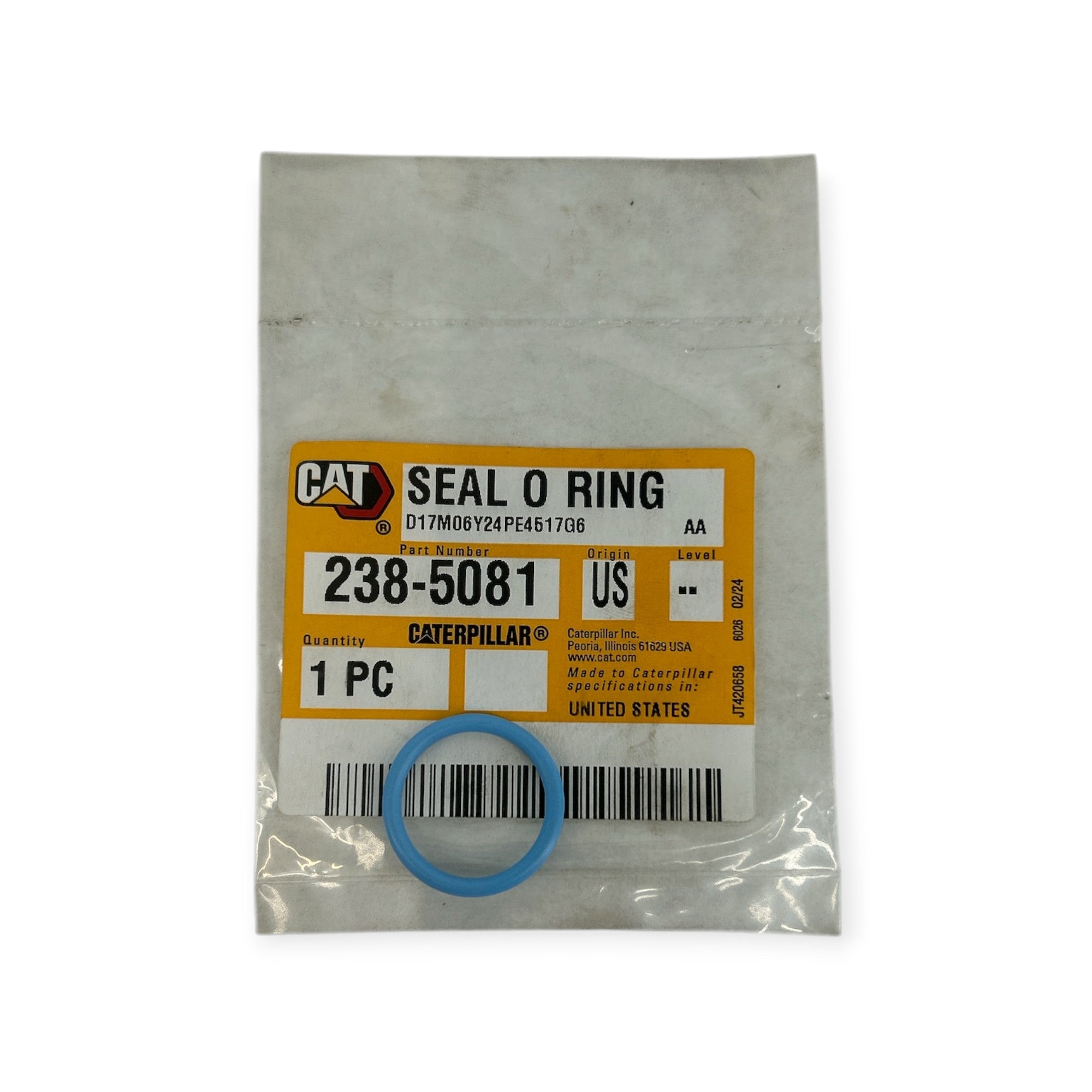 2.46 x 19.18mm 90A FKM O-Ring
