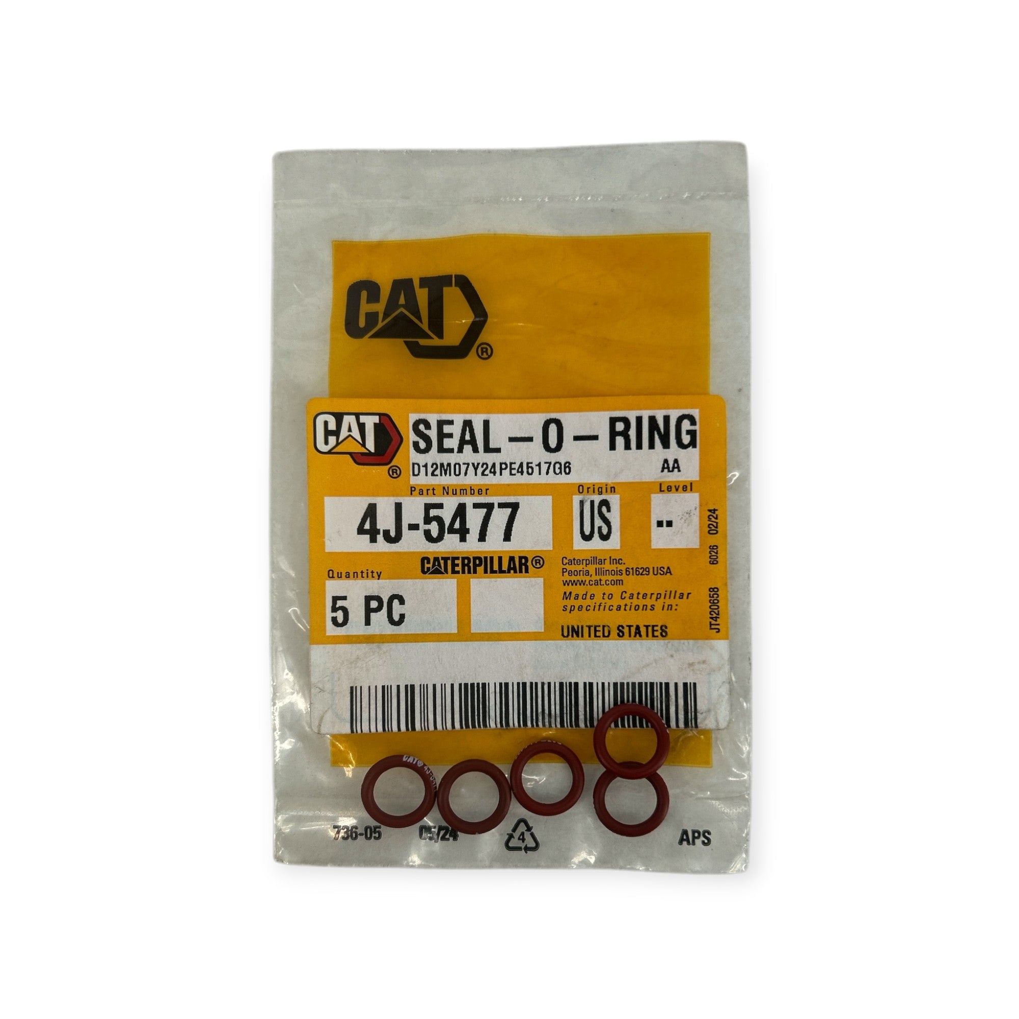 1.78 x 7.67mm 90A NBR O-Ring